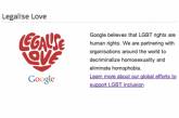 Google запустил кампанию в поддержку геев