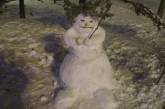 Украинцы повеселили забавными «снеговиками». ФОТО