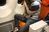 Хитрый парень придумал, как пронести в самолет слишком толстого кота. ФОТО