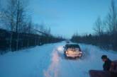 В России апрельский снегопад "перекрыл" трассу, устроив огромную пробку  