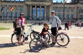Семилетний мальчик доехал на велосипеде из Швеции в Германию