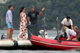 Джордж Клуни отдыхает с невестой на озере Комо