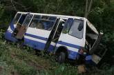 В Лубнах перевернулся пассажирский автобус, пострадали 10 человек