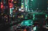 Кинематографические снимки японских улиц от Оми Ким. ФОТО