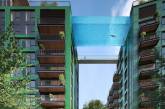 В Лондоне открывается прозрачный бассейн, парящий над землёй. ФОТО