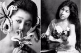 Молодые гейши в студийных портретах 1900-х годов (ФОТО)