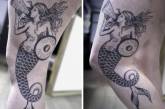 Примеры необычных подвижных татуировок-трансформеров (ФОТО)