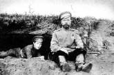 Император Николай II с наследником в окопах во время Первой мировой войны. ФОТО