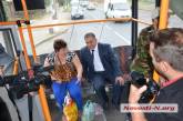 Мэр Николаева проехался в новом троллейбусе