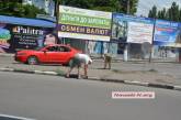 В Николаеве «вылизывали» улицы по маршруту кортежа Гройсмана