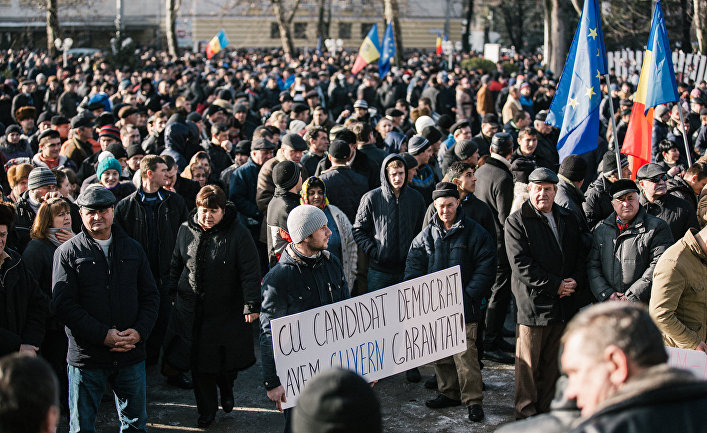 Столкновения в Молдавии: "Молдаване, объединяйтесь!"