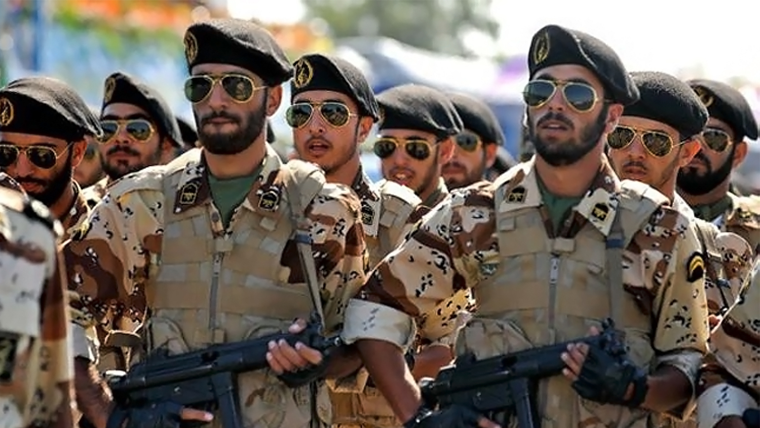 Бойцы Корпуса стражей исламской революции