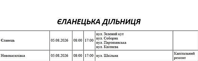 Подготовка к осенне-зимнему периоду: где в Николаеве и области 5 августа не будет света Подготовка к осенне-зимнему периоду: где в Николаеве и области 5 августа не будет света