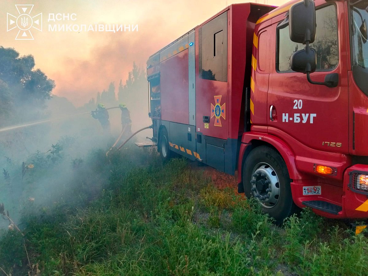 В Николаевской области за сутки произошло 48 пожаров, два из них - из-за обстрелов В Николаевской области за сутки произошло 48 пожаров, два из них - из-за обстрелов