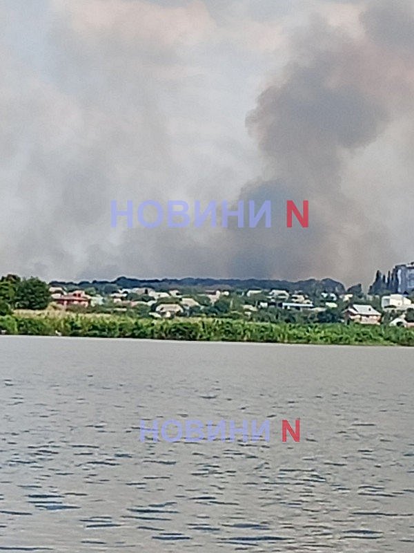 У Миколаєві масштабна пожежа: вогонь наближається до газової АЗС У Миколаєві масштабна пожежа: вогонь наближається до газової АЗС