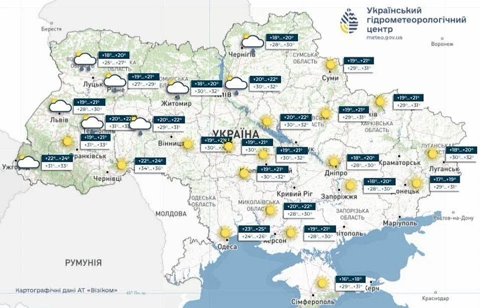 Украину накрывает аномальная жара из Африки Украину накрывает аномальная жара из Африки