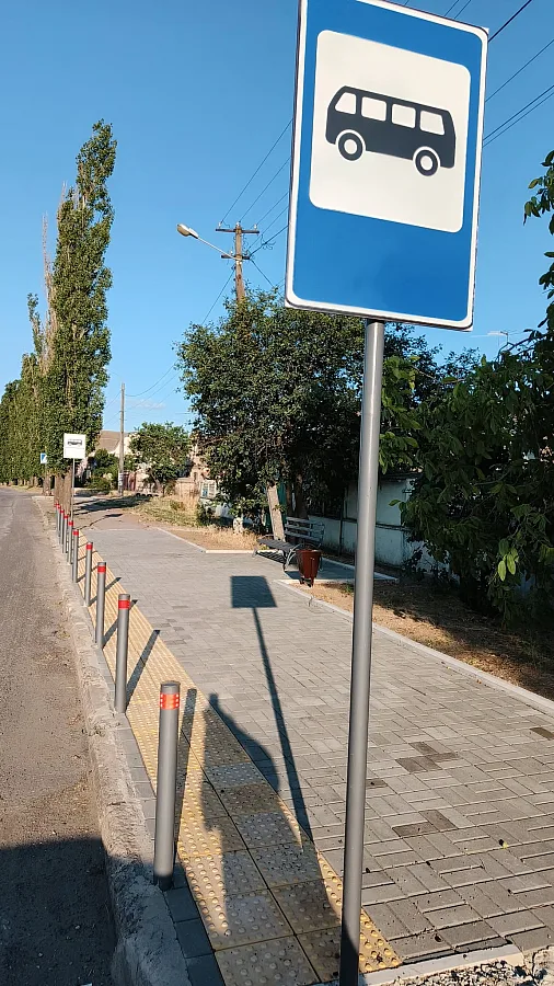 В Николаеве обустроили остановку общественного транспорта В Николаеве обустроили остановку общественного транспорта