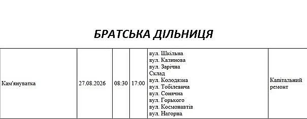 Подготовка к зимнему периоду: где в Николаеве и области 27 августа отключат свет Подготовка к зимнему периоду: где в Николаеве и области 27 августа отключат свет