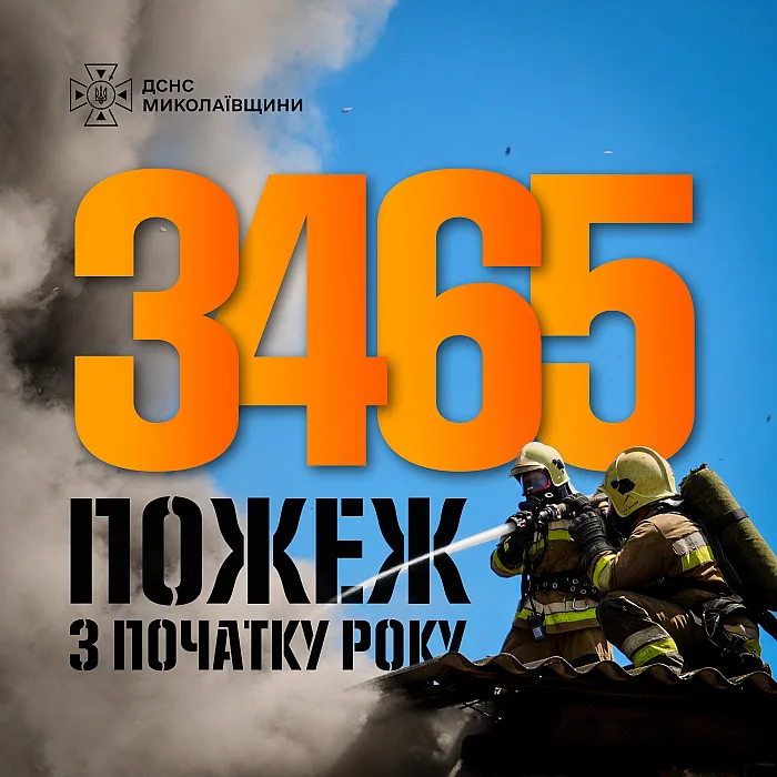 Майже 3500 пожеж на Миколаївщині від початку року: назвали головні причини Майже 3500 пожеж на Миколаївщині від початку року: назвали головні причини