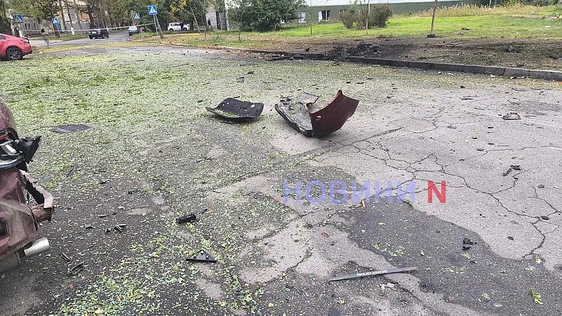 Появились новые фото последствий ночной атаки на Николаев Появились новые фото последствий ночной атаки на Николаев