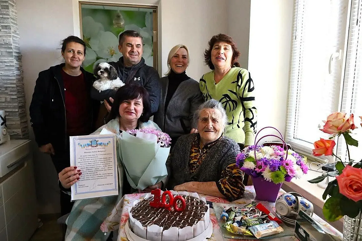 Жительница Николаева отметила 100-летний юбилей Жительница Николаева отметила 100-летний юбилей