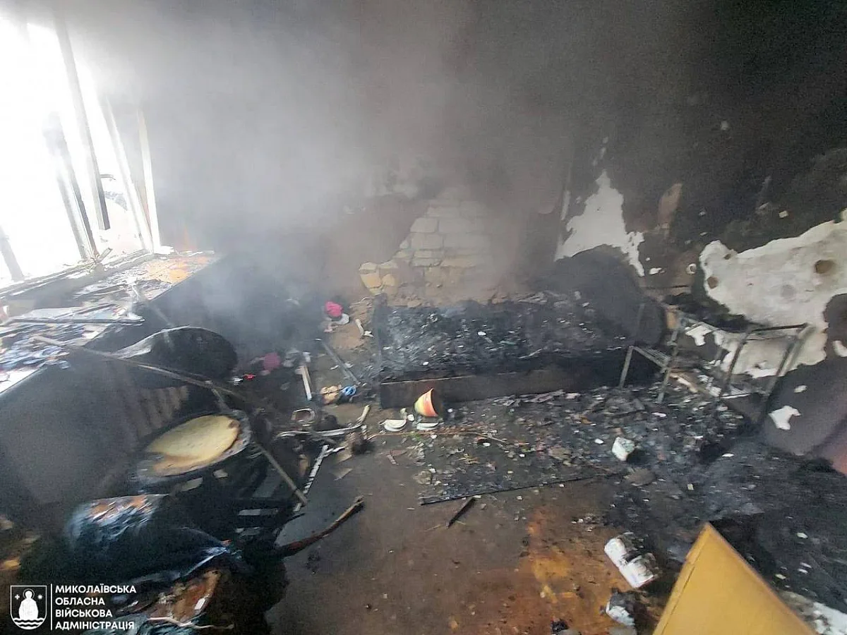 В ОВА показали последствия вражеской атаки на Николаев В ОВА показали последствия вражеской атаки на Николаев