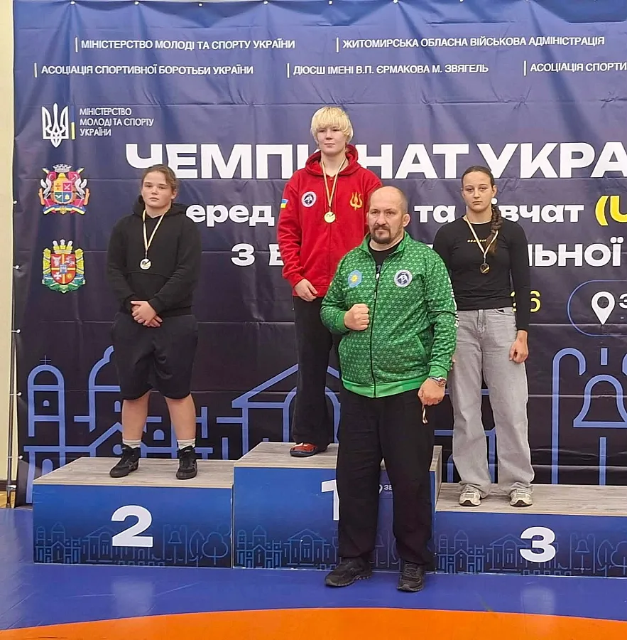 Дарья Ярмощук завоевала бронзовую медаль чемпионата Украины по вольной борьбе Дарья Ярмощук завоевала бронзовую медаль чемпионата Украины по вольной борьбе