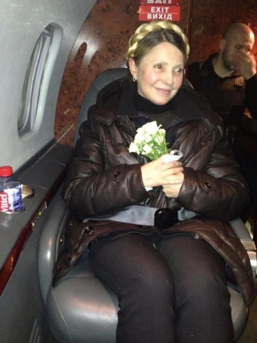 Юлия Тимошенко едет на майдан