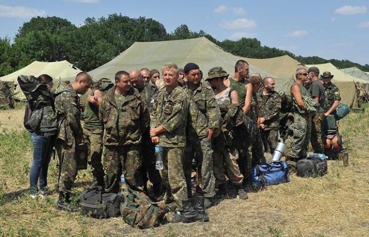 Украинские солдаты в Гуково
