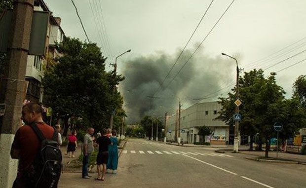 В Луганске начались уличные бои
