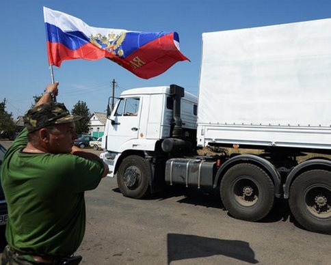 70 КАМАЗов российского гуманитарного конвоя прибыли в Луганск