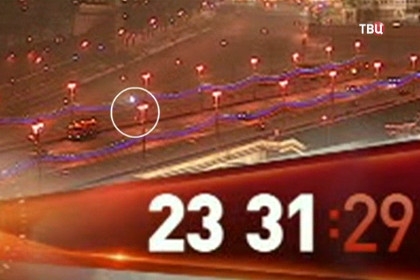 Российский телеканал показал запись с камеры в момент убийства Немцова