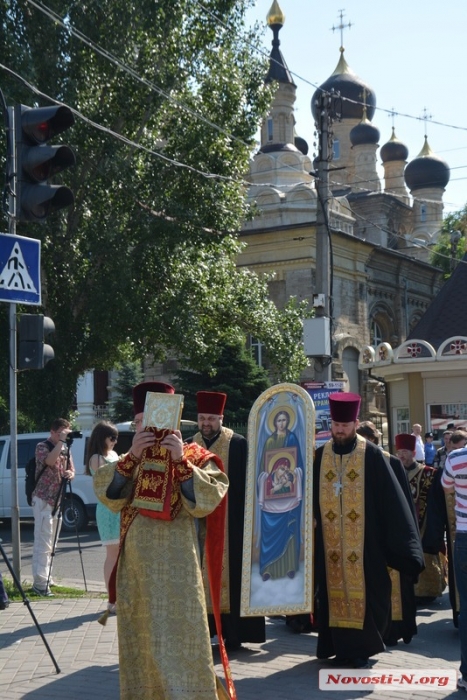 За Николаевщину отслужили молебен: икону Касперовской Божьей Матери провезут по городам области