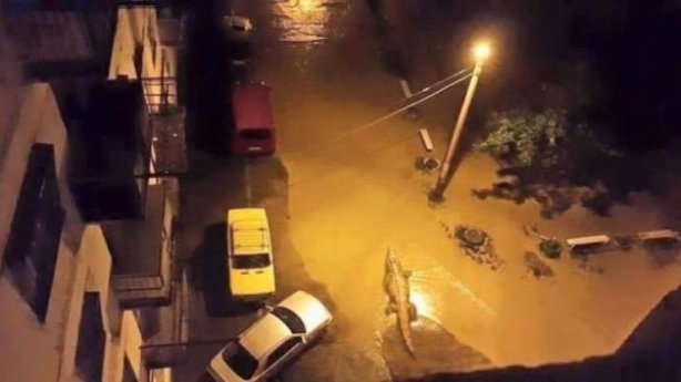 Разрушительный ливень в Тбилиси