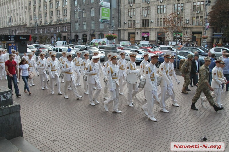 Репетиция военного марша ко Дню независимости в Киеве. ФОТОРЕПОРТАЖ