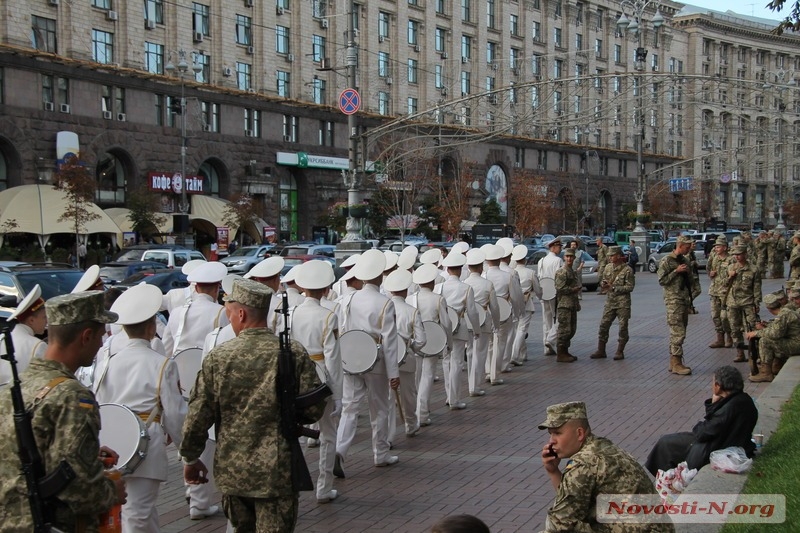 Репетиция военного марша ко Дню независимости в Киеве. ФОТОРЕПОРТАЖ