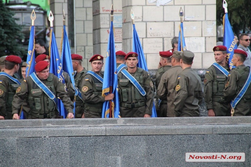 Репетиция военного марша ко Дню независимости в Киеве. ФОТОРЕПОРТАЖ