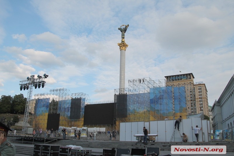 Репетиция военного марша ко Дню независимости в Киеве. ФОТОРЕПОРТАЖ