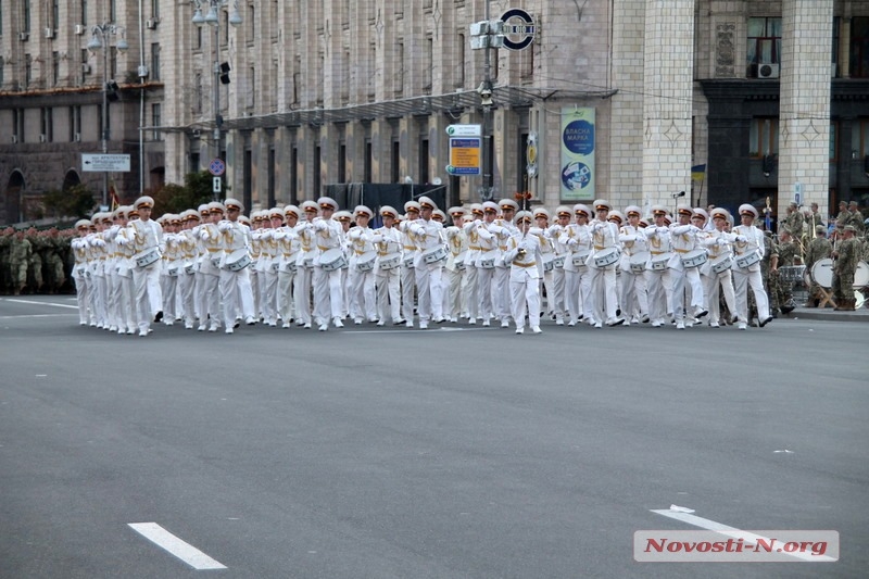 Репетиция военного марша ко Дню независимости в Киеве. ФОТОРЕПОРТАЖ