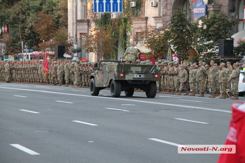 Репетиция военного марша ко Дню независимости в Киеве. ФОТОРЕПОРТАЖ