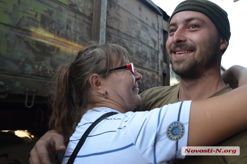 В Николаеве встретили бойцов 28-й бригады, прибывших из зоны АТО. ФОТОРЕПОРТАЖ