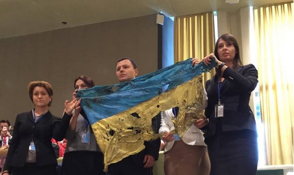 Делегация Украины покинула зал заседаний ООН перед выступлением Путина
