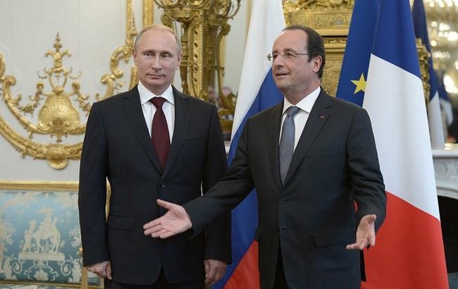 Олланд выдвинул Путину три условия по Сирии
