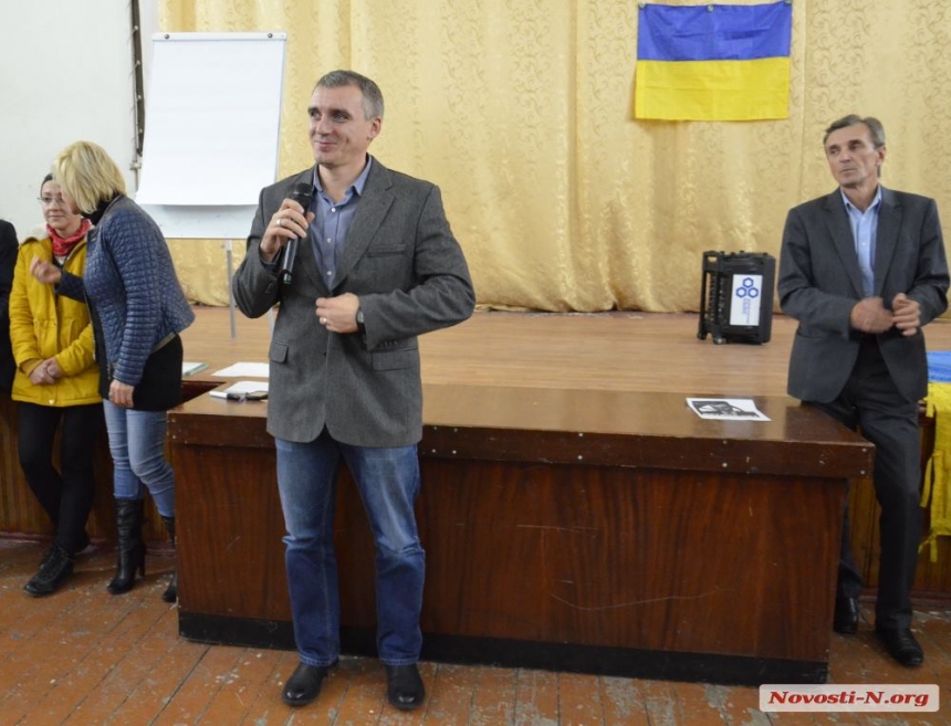 «Хотите агрессивно — бейте морды», - Сенкевич на встрече с николаевскими активистами говорил о ведении агитации