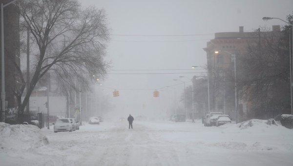 На Украину надвигается снежный шторм