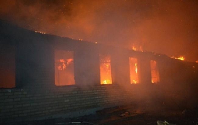 В Одесской области сгорела казарма