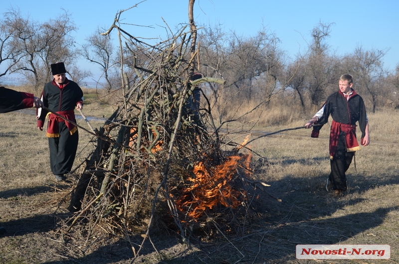 В Николаеве Коляду отметили вождением козы