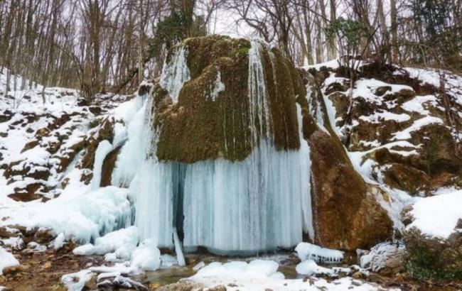 В Крыму обрушился водопад Серебряные струи