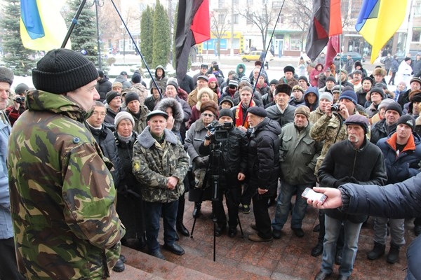 В Кировограде митинговали против "имперского" названия города