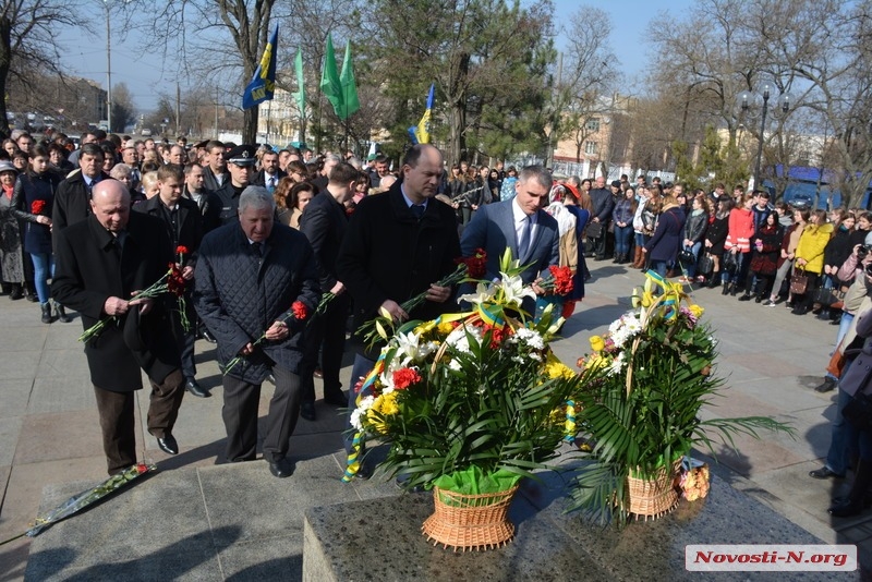 В Николаеве почтили память Тараса Шевченко